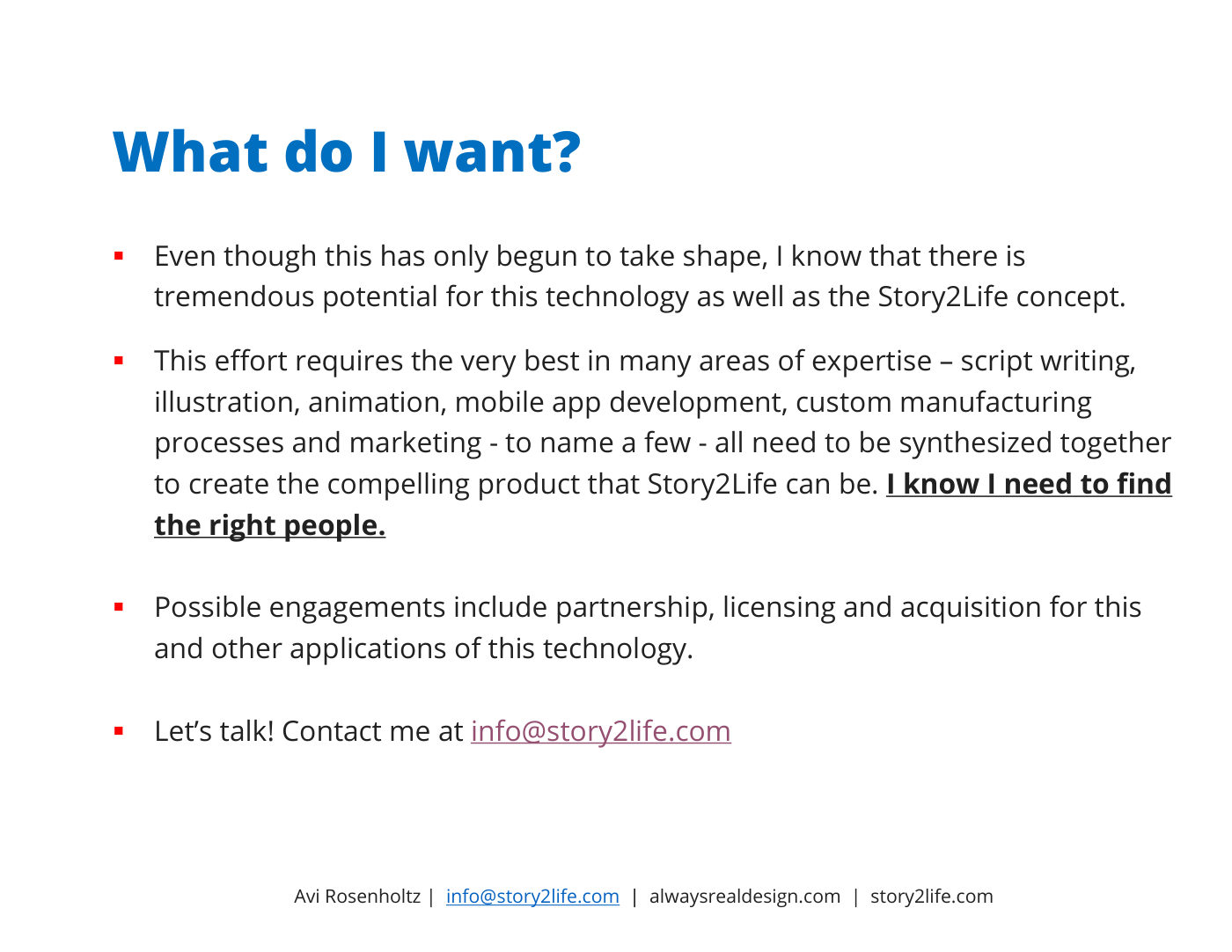 Story2Life overview page 8